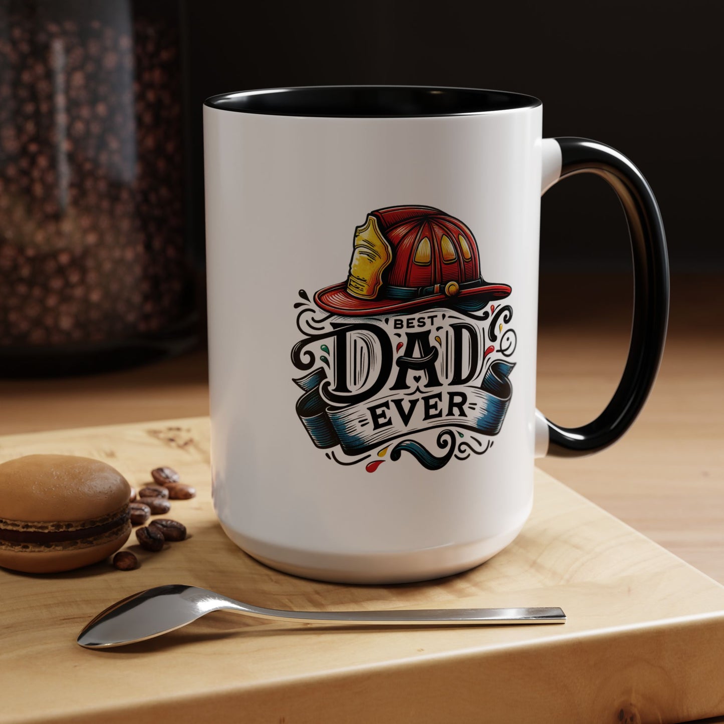 Father's Day Mug - Best Dad Ever Fireman