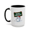 Christmas Mug - Merry Christmas White Text Seal Pup