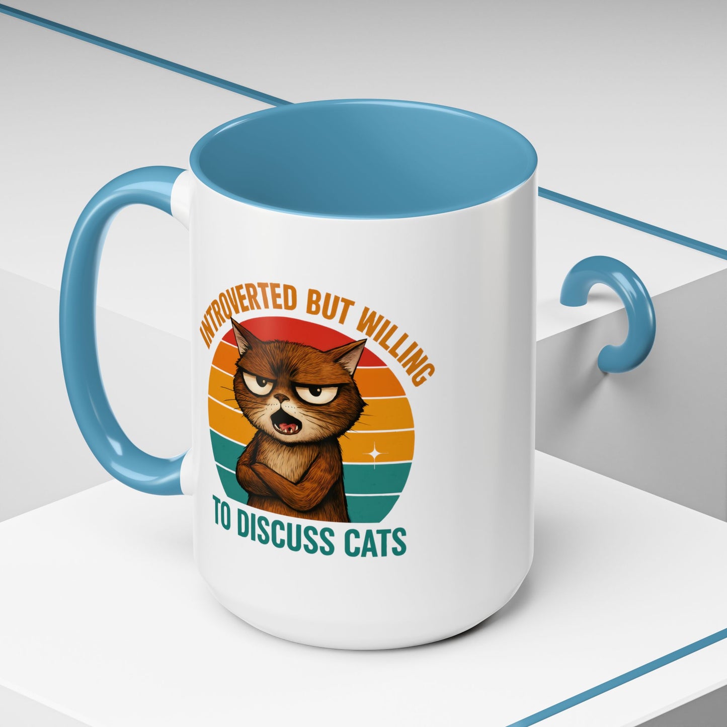 Animal Mug - Introverted But Willing To Discuss Cats
