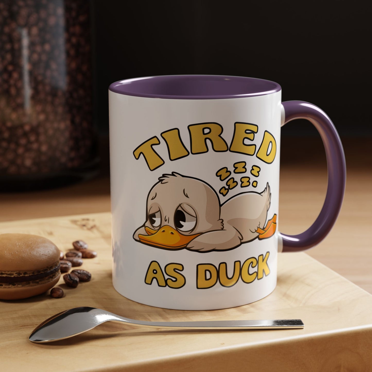 Humor Mug - Tired As Duck