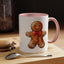 Christmas Mug - Gingerbread Man Red Bow