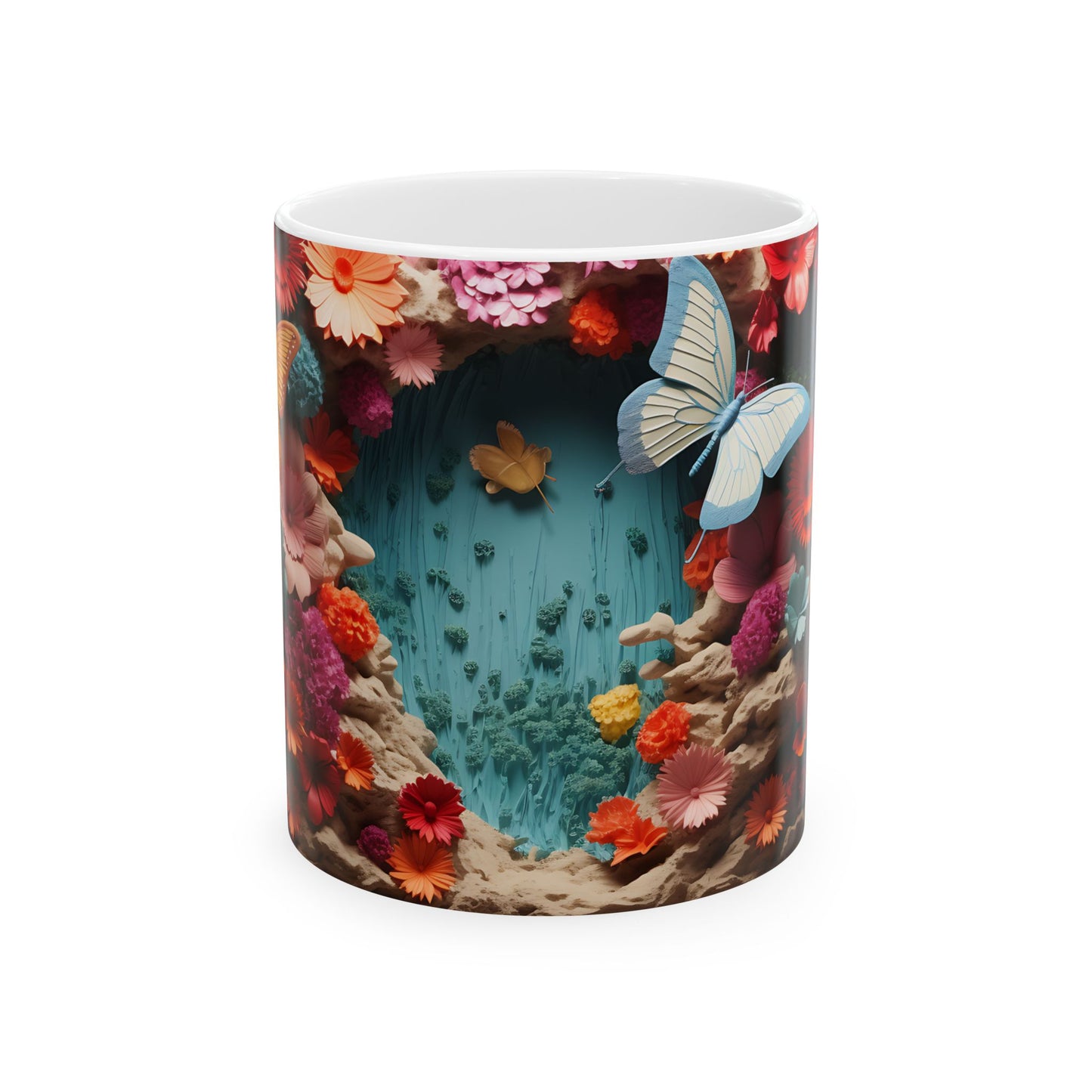 Artistic Mug - Colorful Butterflies 5