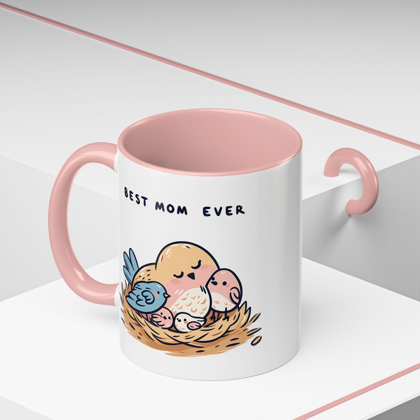 Mother's Day Mug - Best Mom Ever Birds