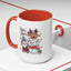 Christmas Mug - Merry Xmas Santa Snowman Reindeer