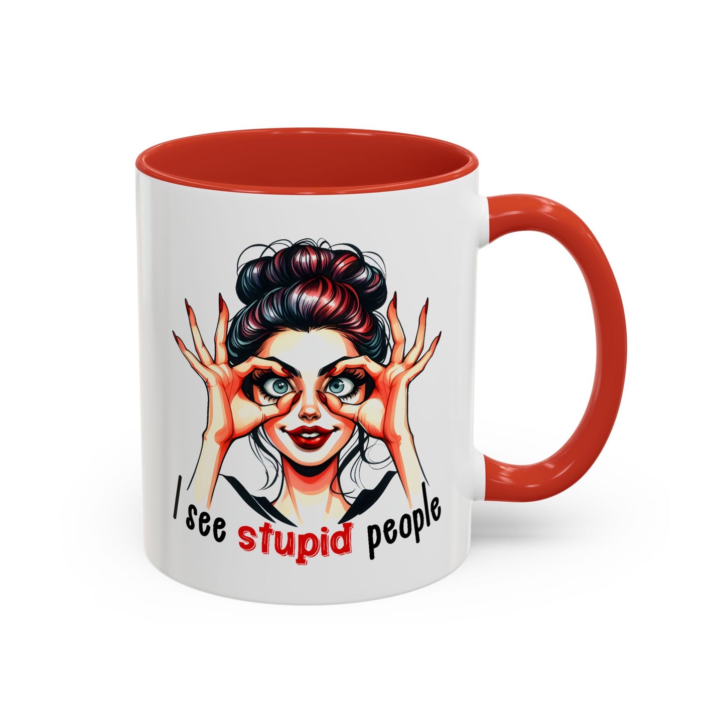 Adult Mug - I See Stupid People