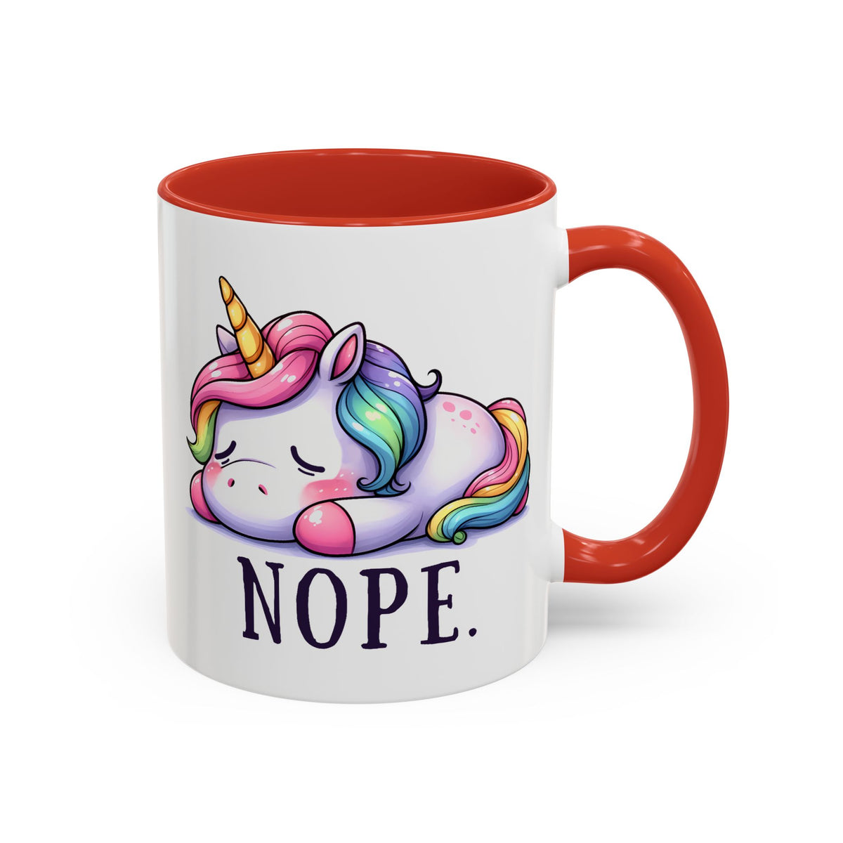 Humor Mug - Nope Unicorn