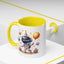 Birthday Mug - Happy Birthday Astronaut, Cake & Balloon