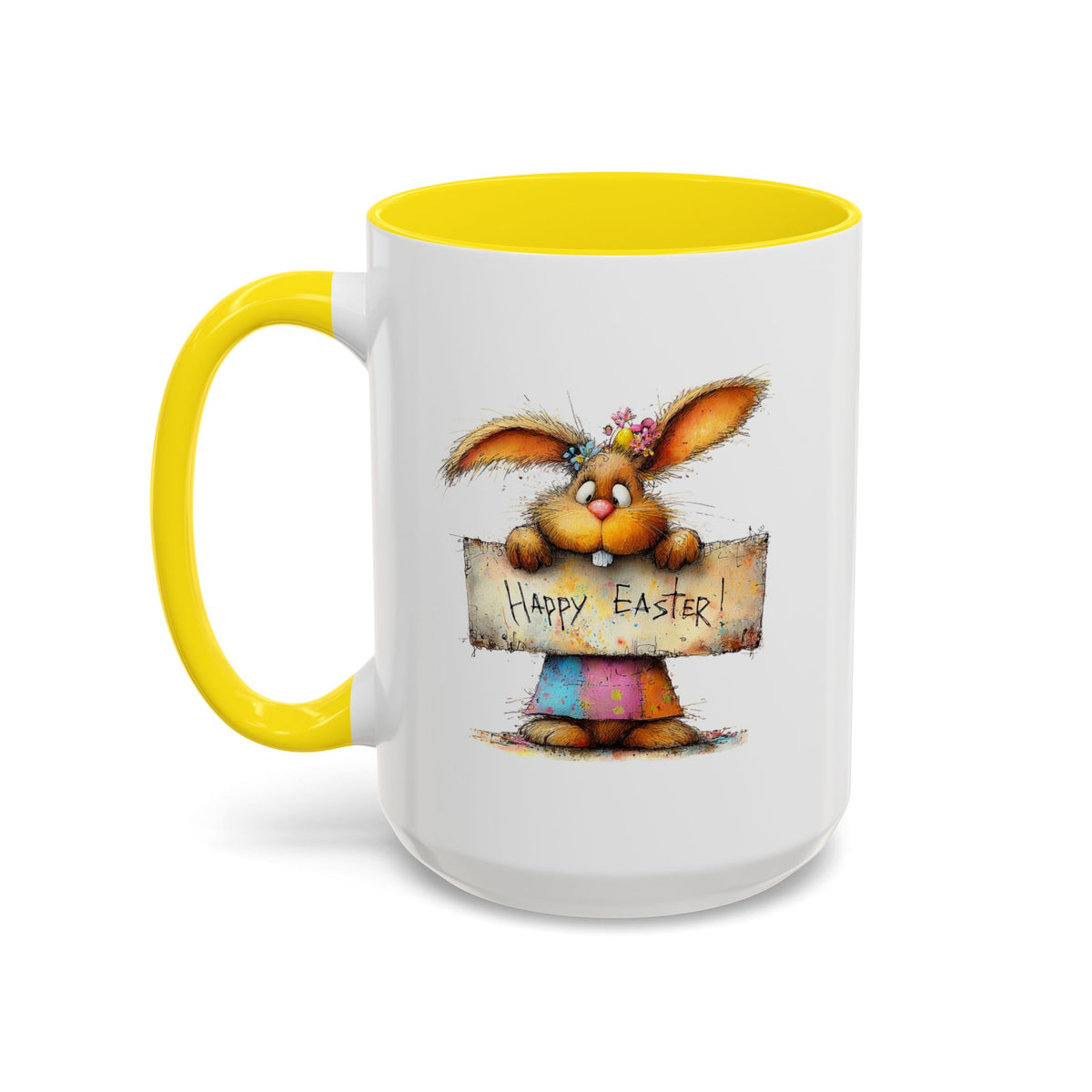 Easter Mug - Happy Easter Bunny Sign