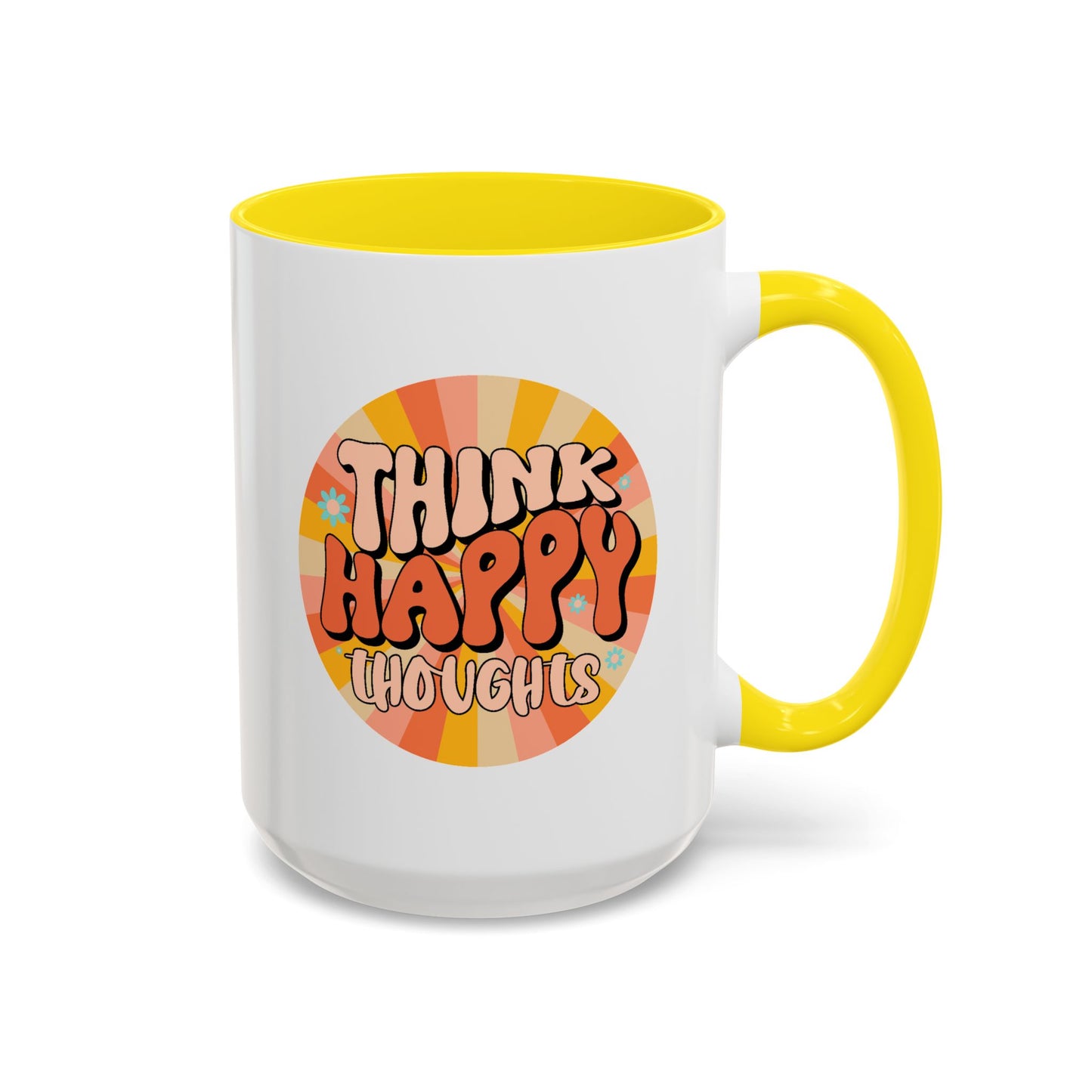 Wellness Mug - Think Happy Thoughts Hippie