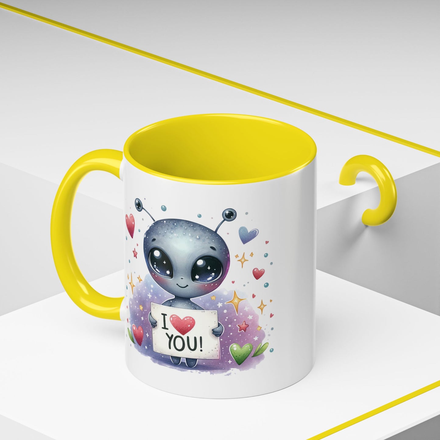 Anniversary Mug - I Love You Alien