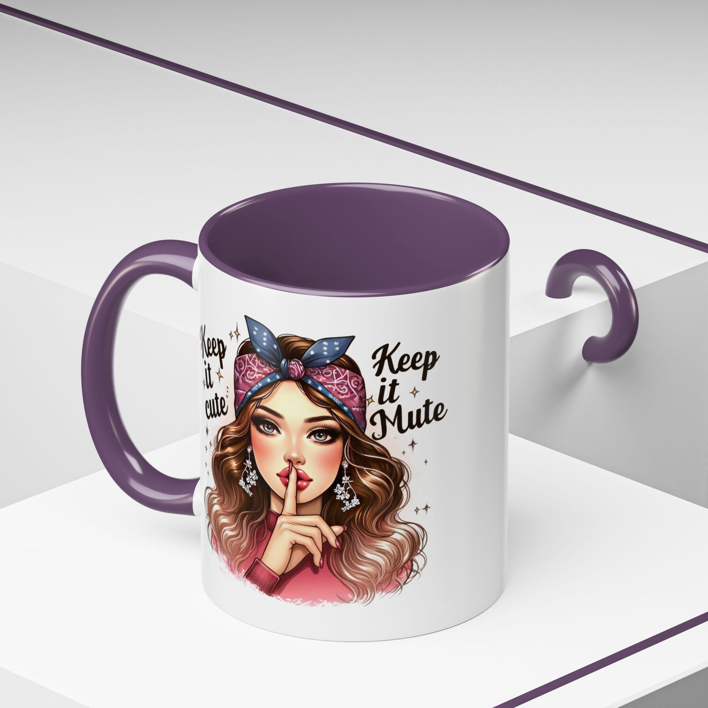 Humor Mug - Keep It Cute Keep It Mute