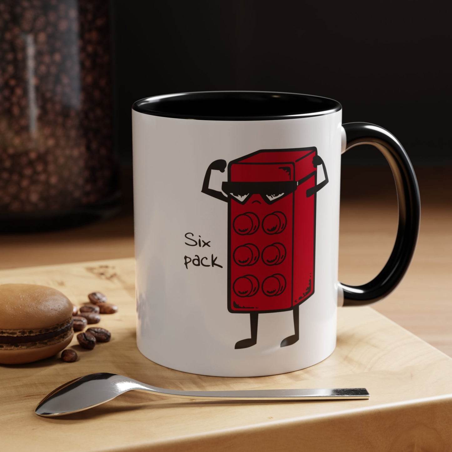 Humor Mug - Six Pack Lego Block