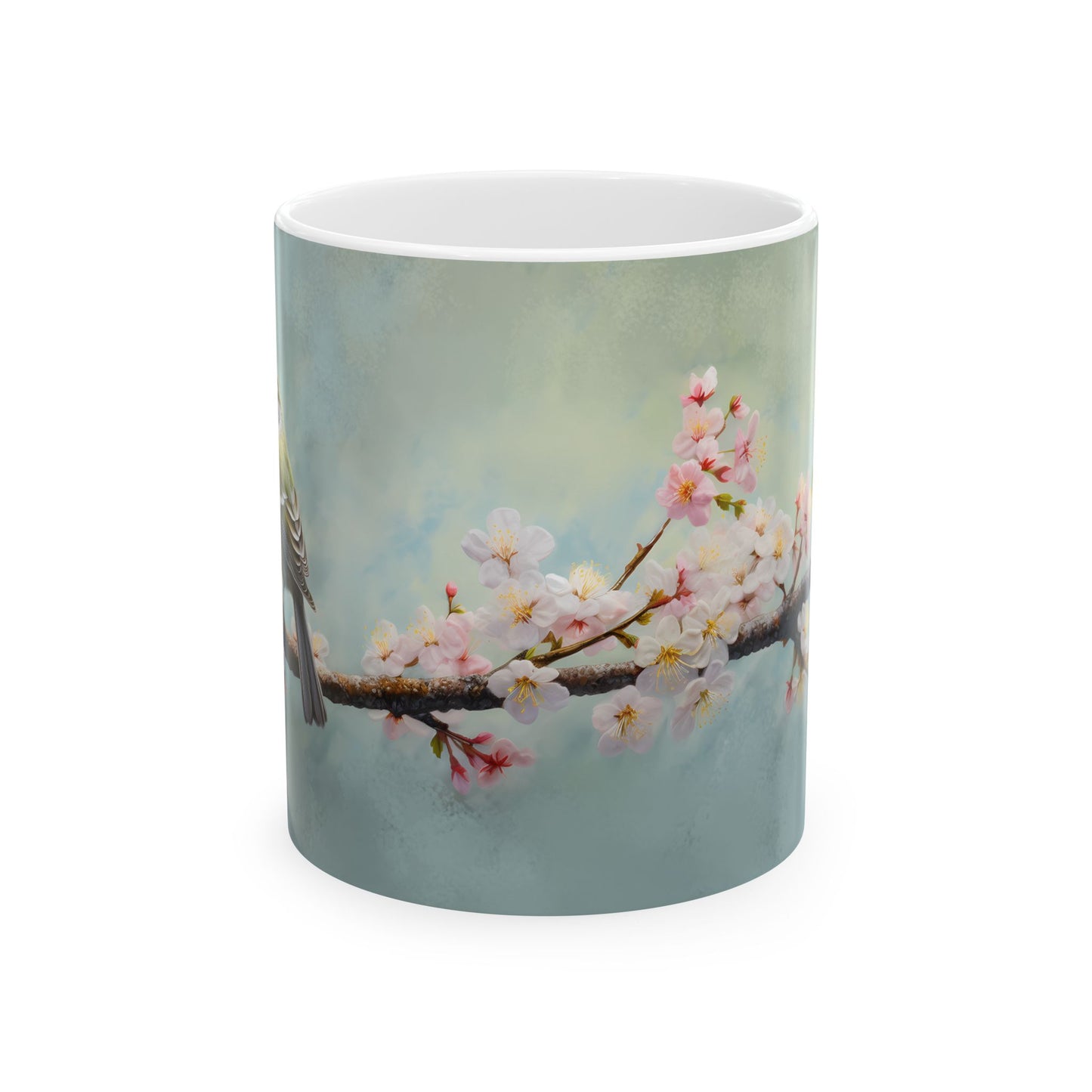 Artistic Mug - Felted Bird 2