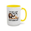 Humor Mug - I'm Not Lazy I'm on Energy Saving Mode Lion