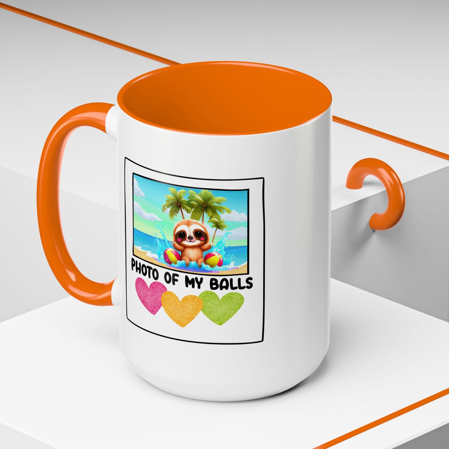 Adult Mug - Photo of My Balls