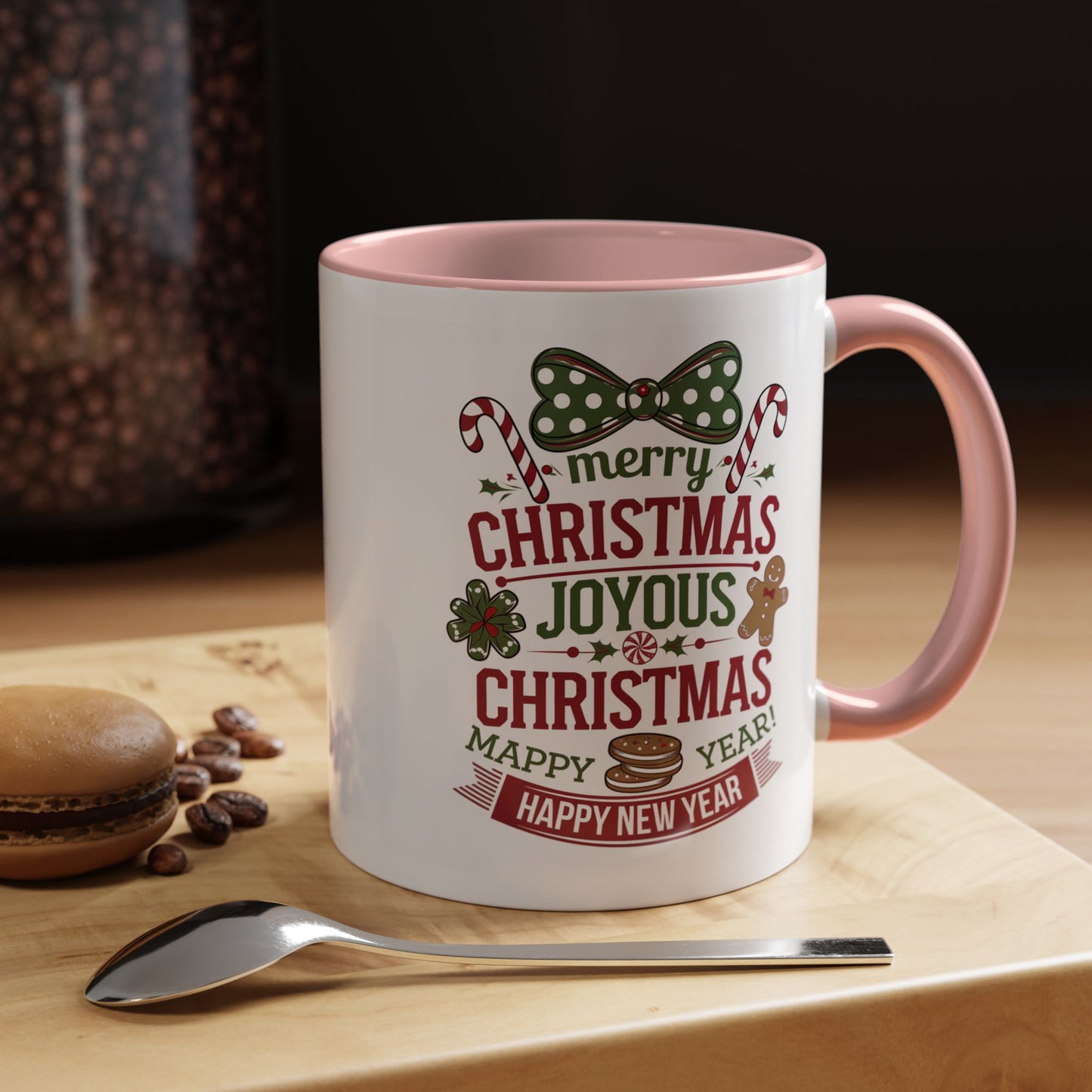 Christmas Mug - Merry Christmas Joyous Christmas Happy New Year
