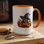 Halloween Mug - Witch Cat Hiding In Pumpkins