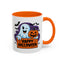 Halloween Mug - Winking Ghost With Pumpkin