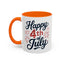 4th of July Mug - Happy 4th of July Fireworks