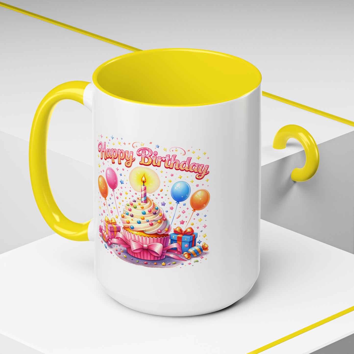 Birthday Mug - Cupcake Candle
