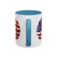 4th of July Mug - Baseball American Flag