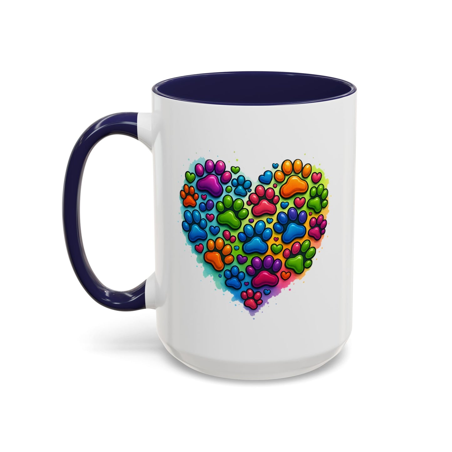 Animal Mug - Dog Paws Heart