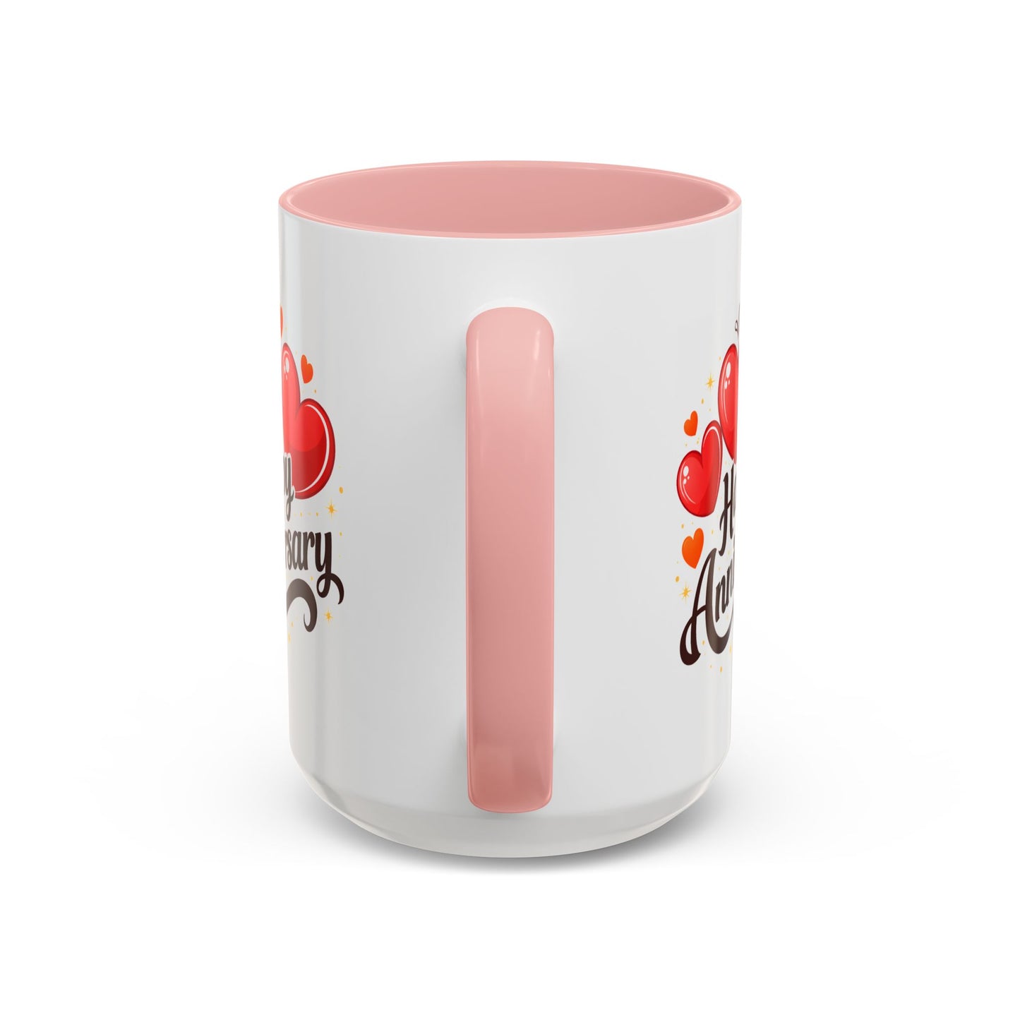 Anniversary Mug - Happy Anniversary Hearts