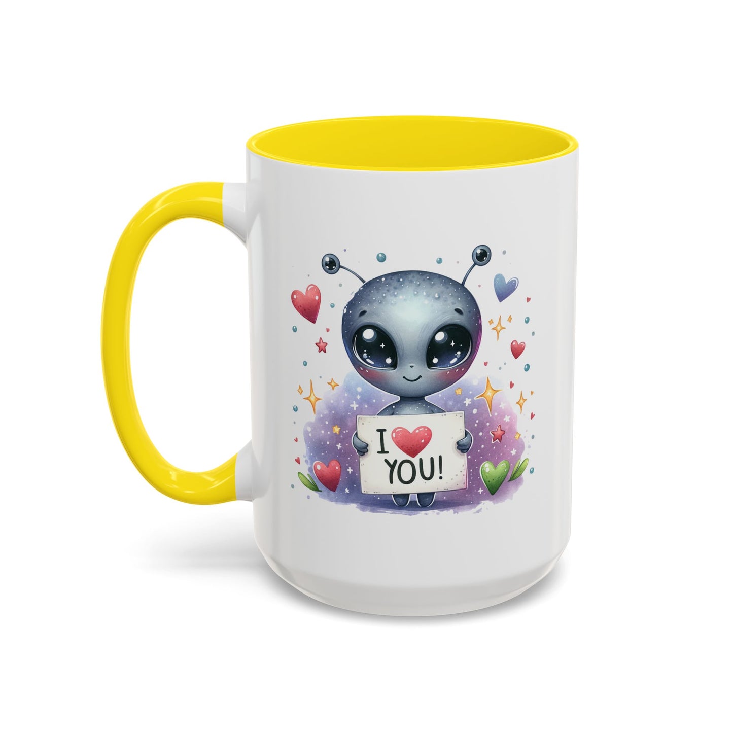 Valentine's Day Mug - I Love You Alien