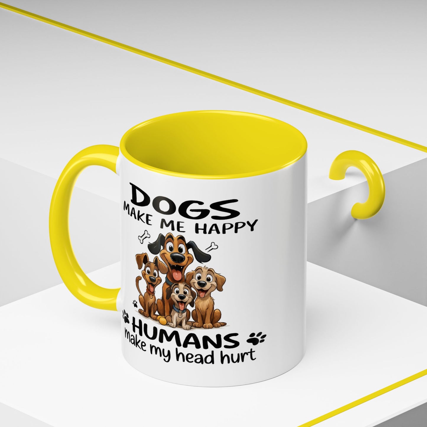 Animal Mug - Dogs Make Me Happy