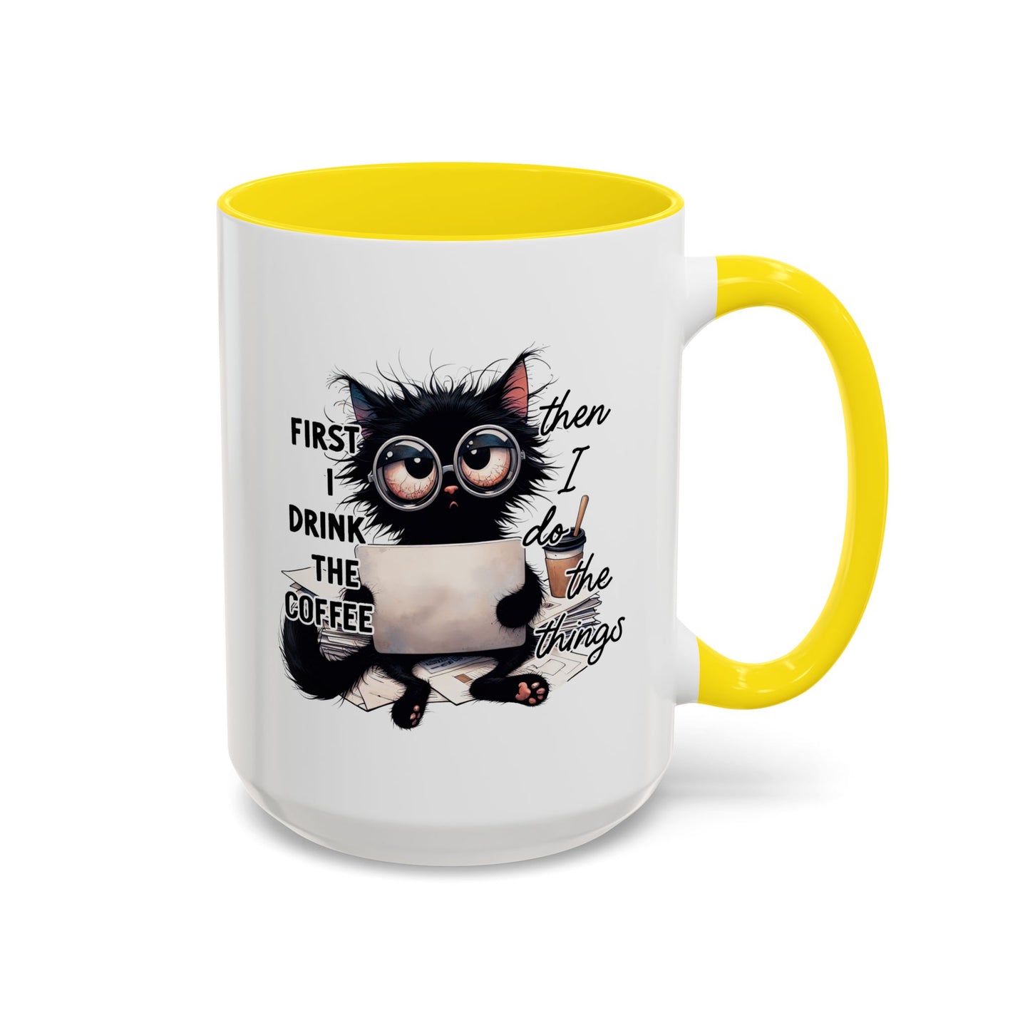 Animal Mug - First I Drink The Coffee