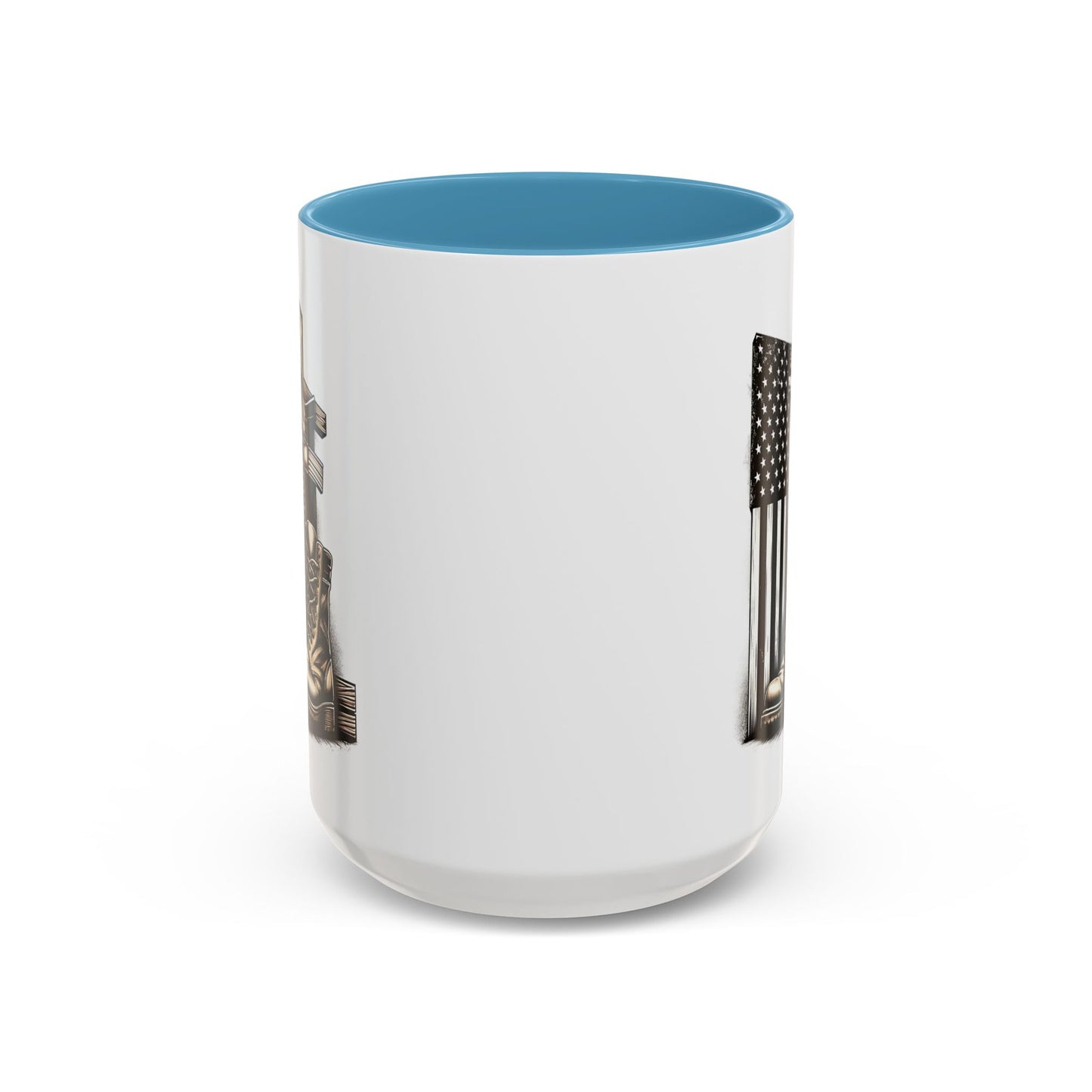 4th of July Mug - Fallen Soldier Boots Flag
