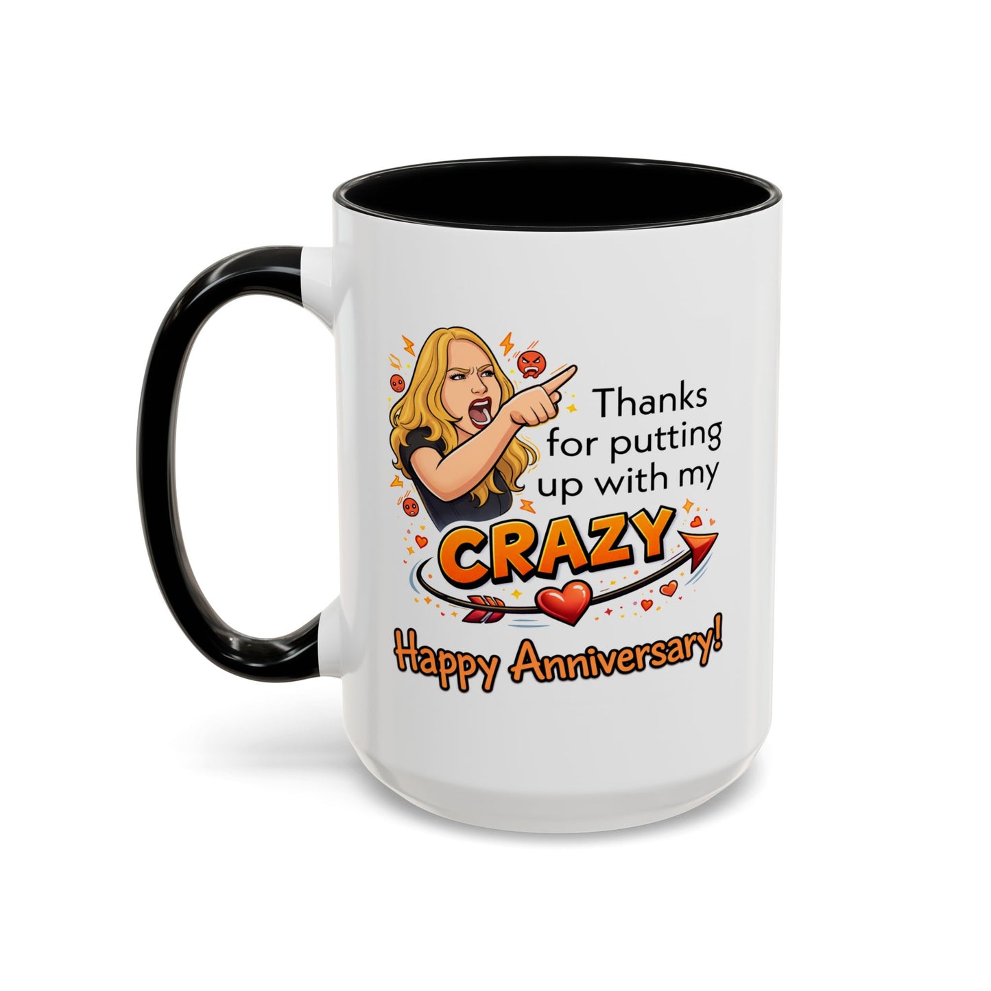Anniversary Mug - Thanks For Putting Up