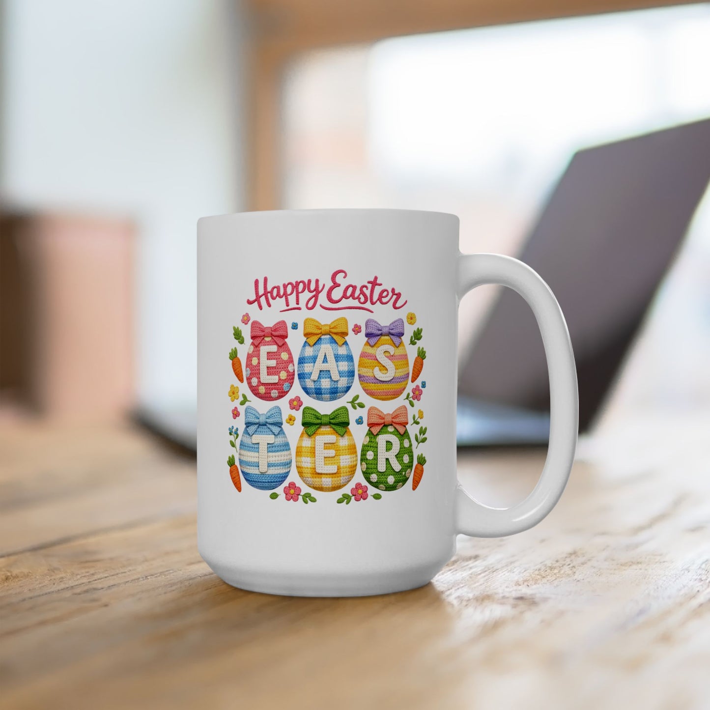 Easter Mug - Happy Easter Crochet
