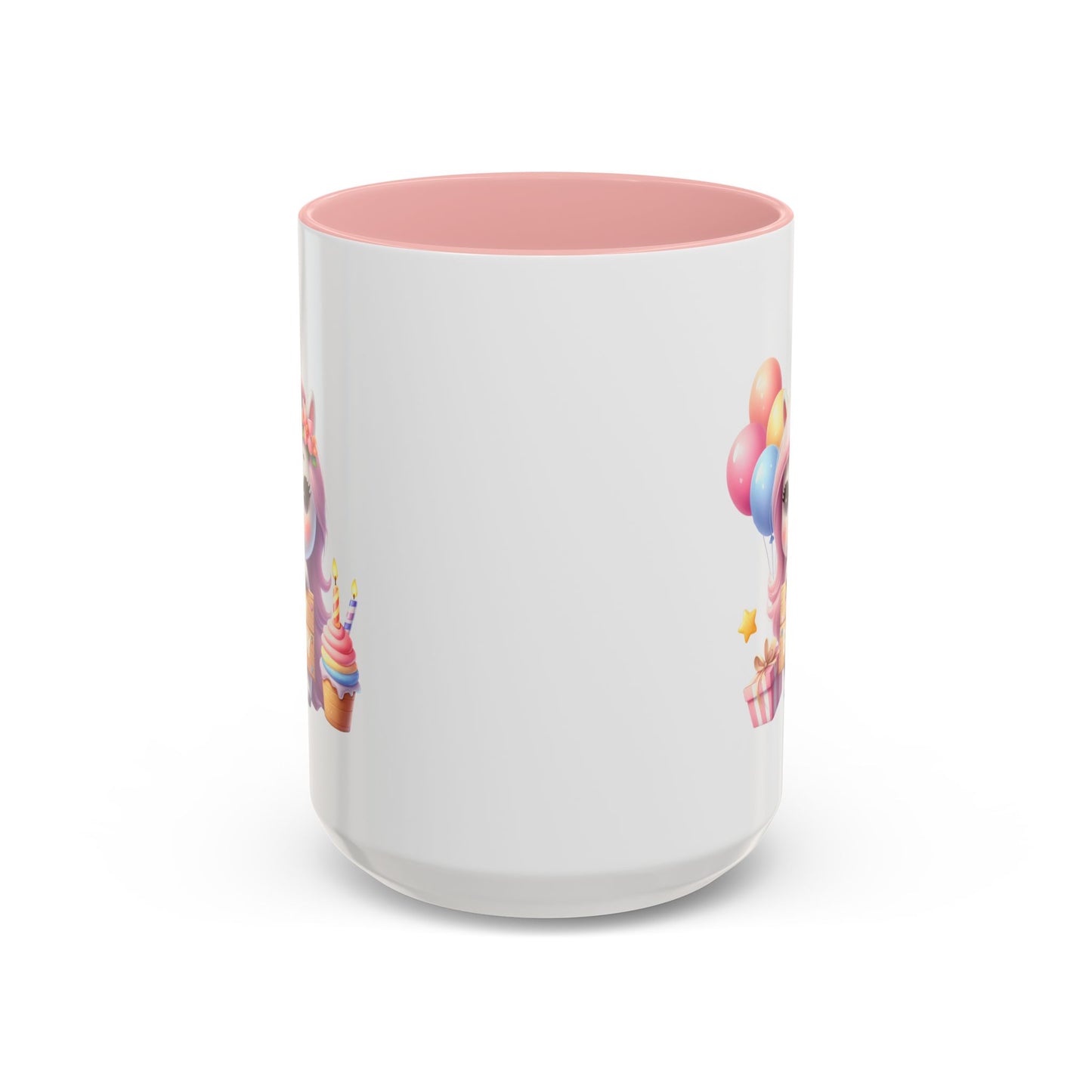 Birthday Mug - Girl Unicorn Happy Birthday Sign 2