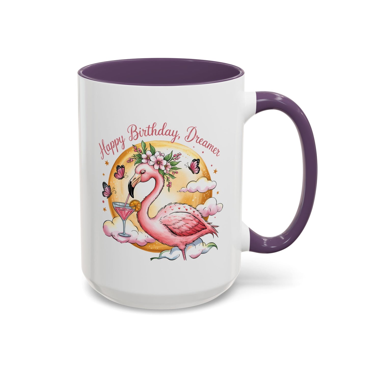 Birthday Mug - Pink Flamingo