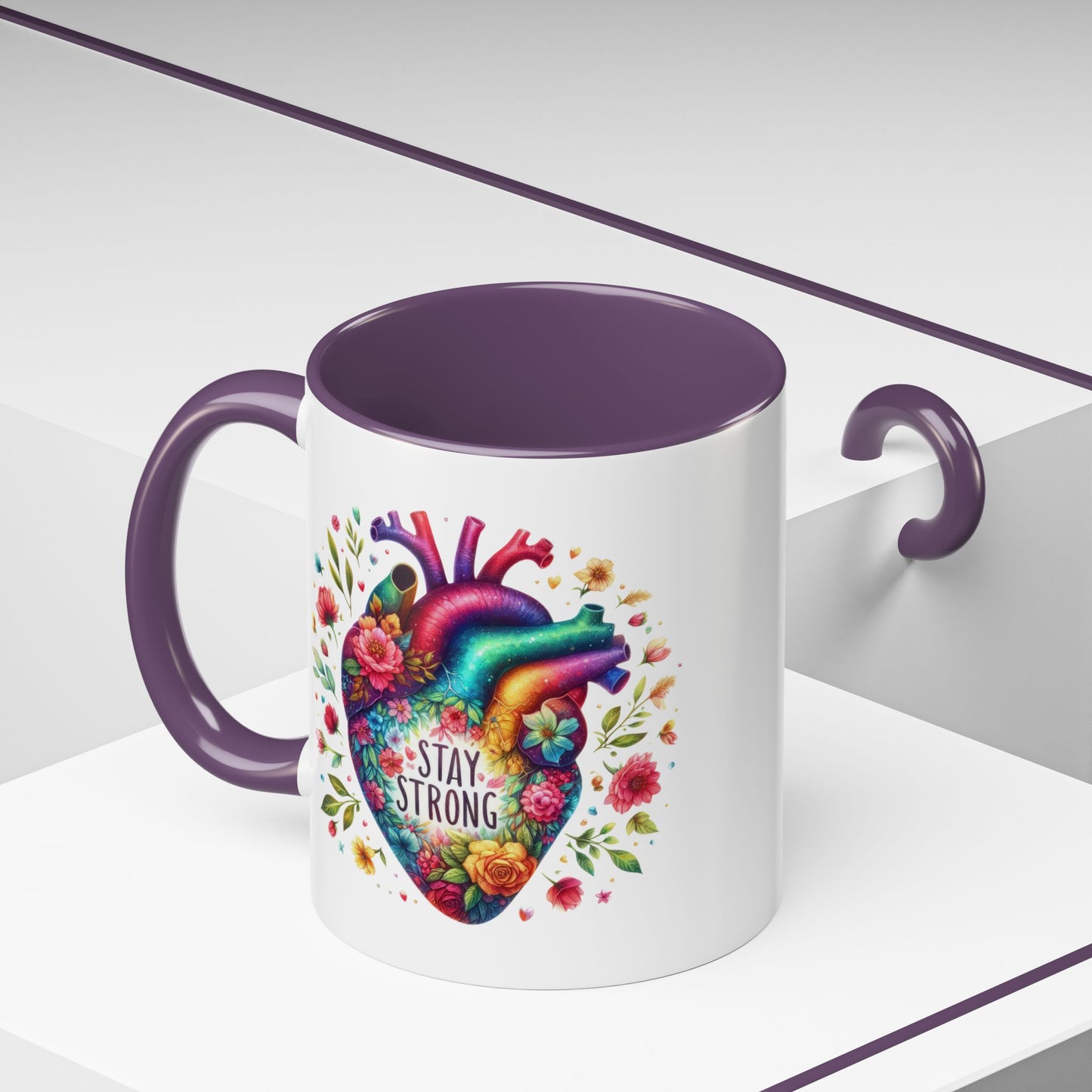 Wellness Mug - Stay Strong Heart