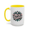 Christmas Mug - Merry Christmas White & Red Embossed Text