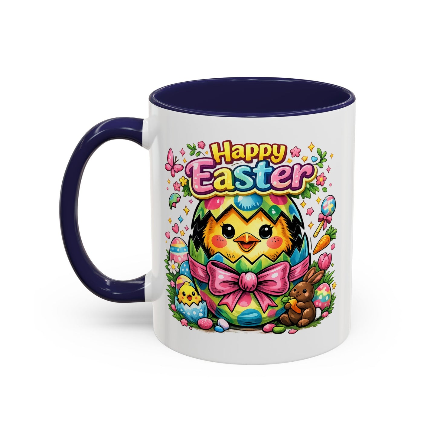 Easter Mug - Happy Easter Chics & Bunny