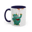 Humor Mug - Monster Drinks Coffee Spill