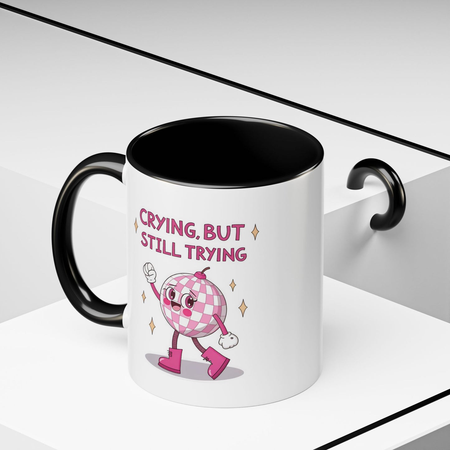 Wellness Mug - Crying But Still Trying