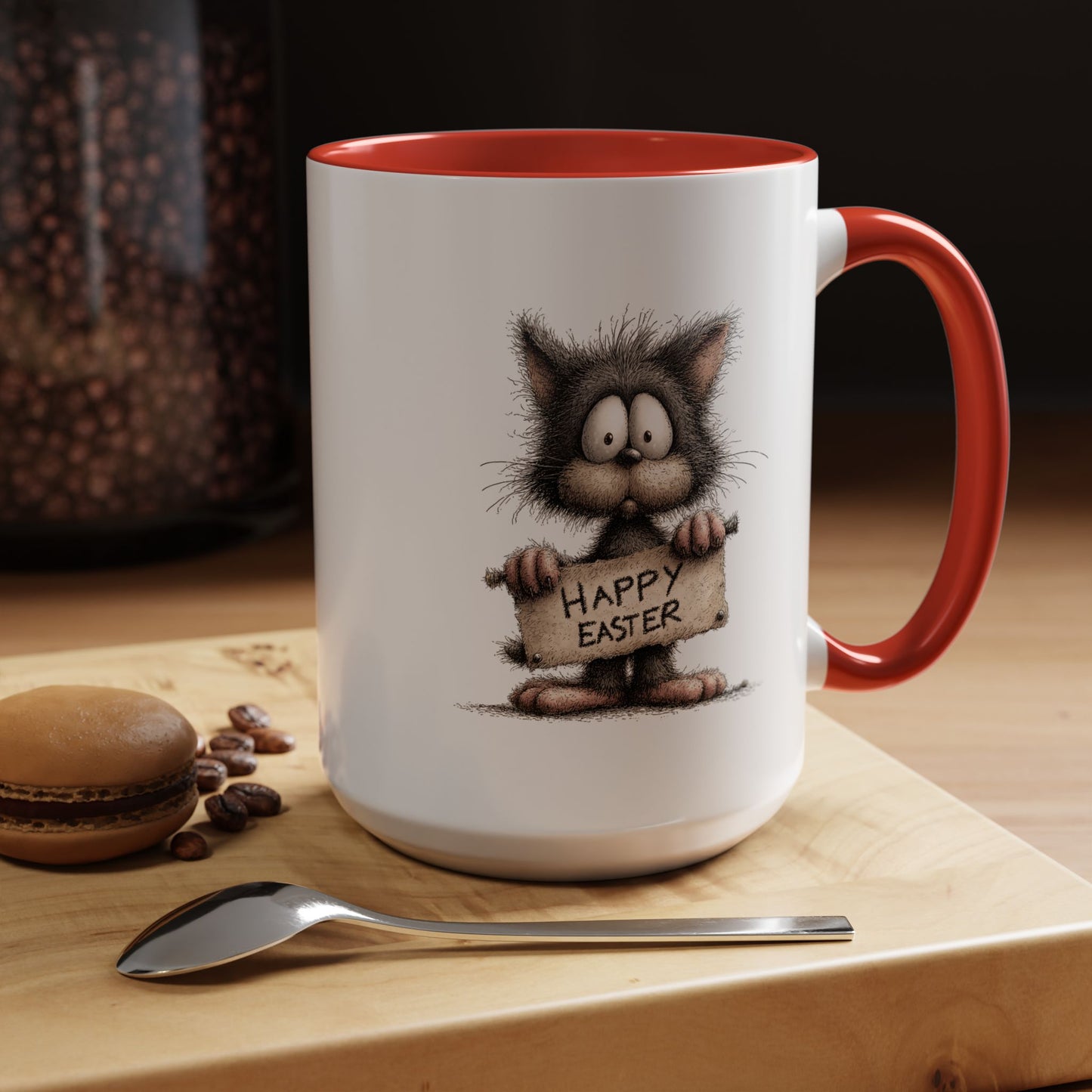 Easter Mug - Happy Easter Cat