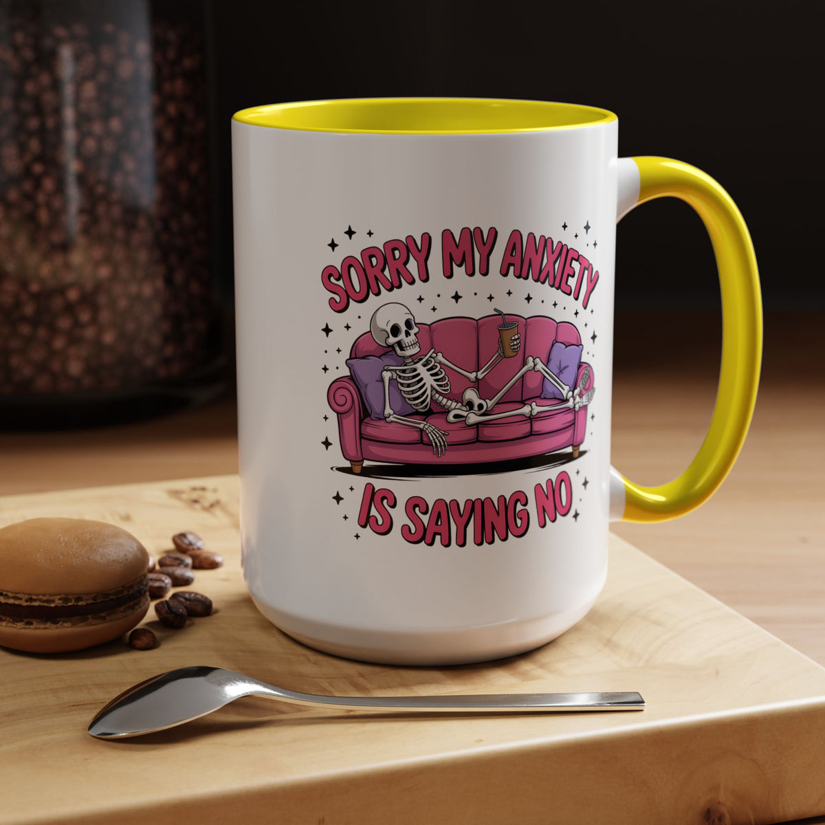 Humor Mug - Sorry My Anxiety