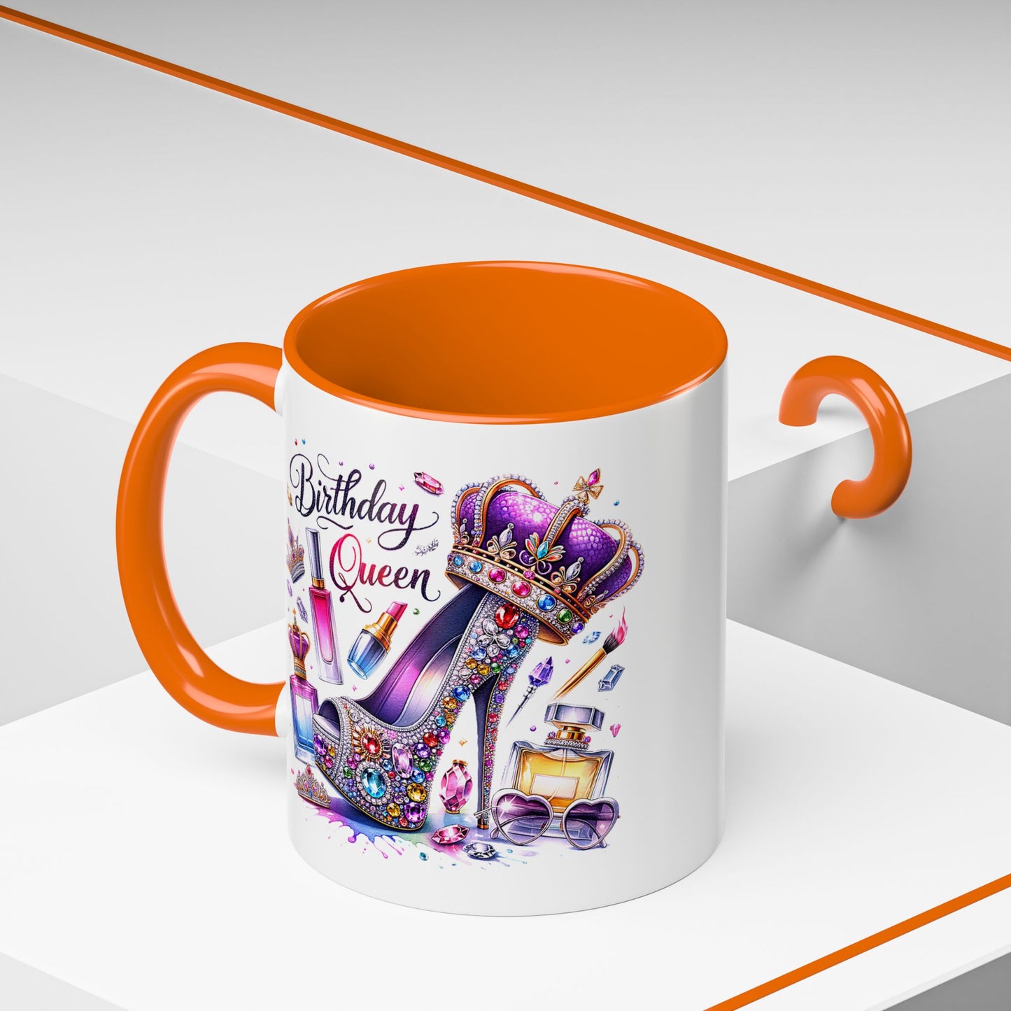 Birthday Mug - Birthday Queen Glitter
