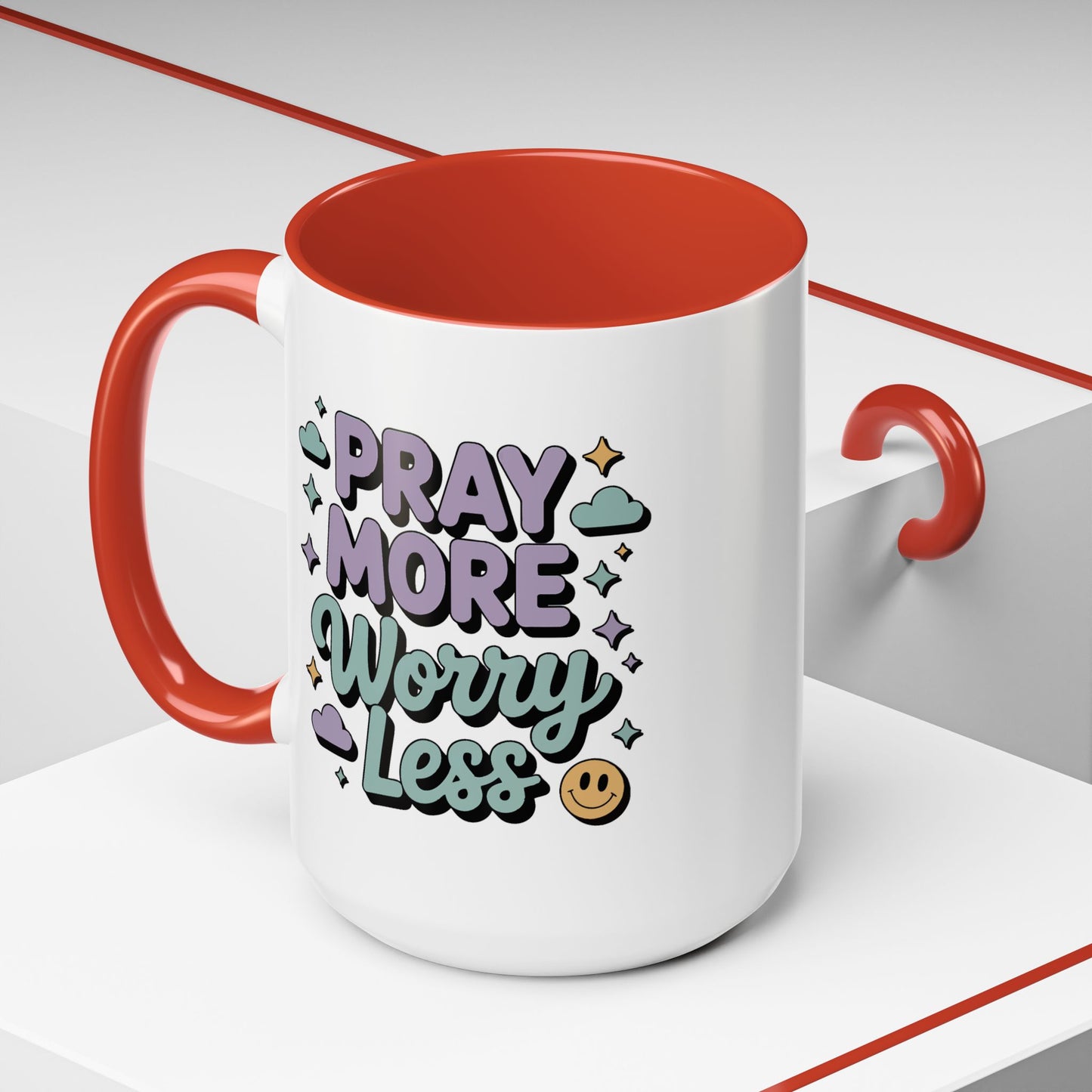 Motivation Mug - Pray More Worry Less