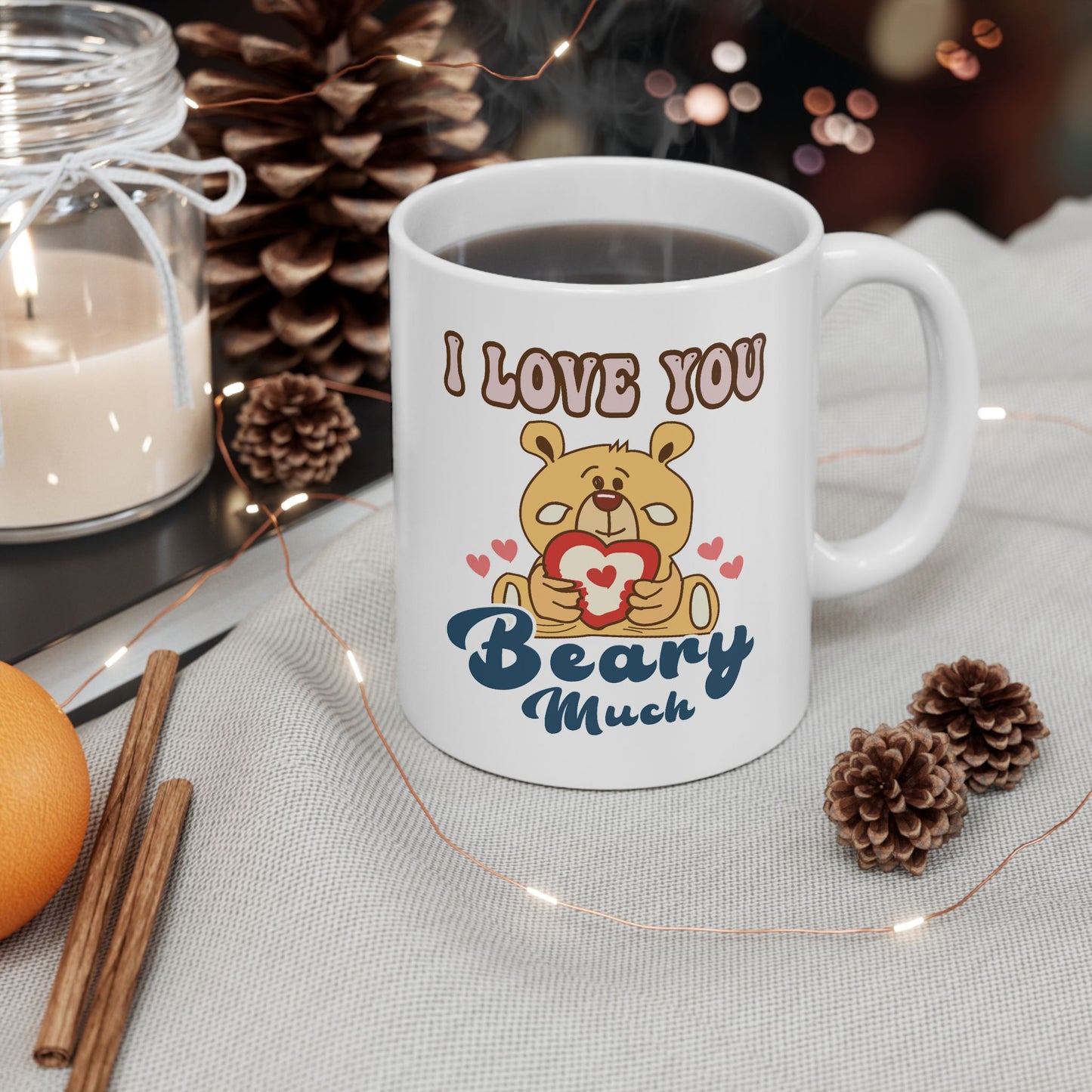 Valentine's Day Mug - I Love You Beary Much