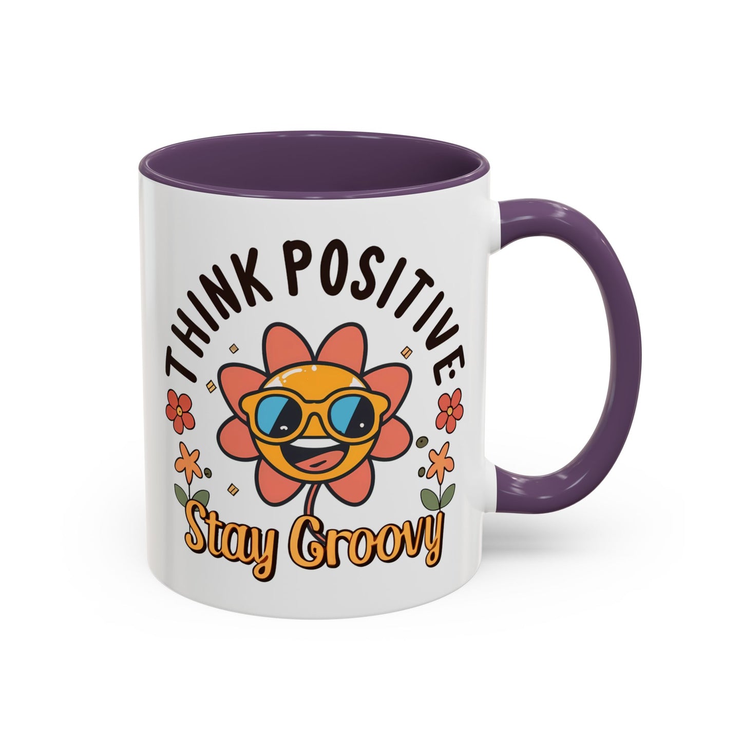 Wellness Mug - Think Positive Stay Groovy