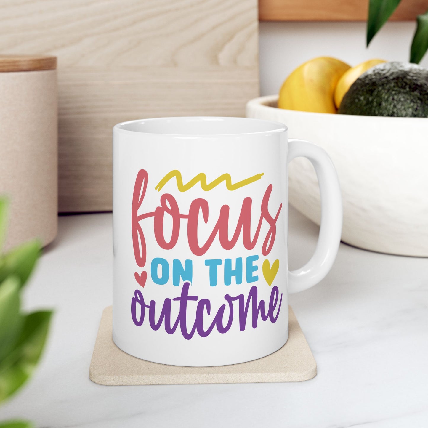 Motivation Mug - Focus On The Outcome
