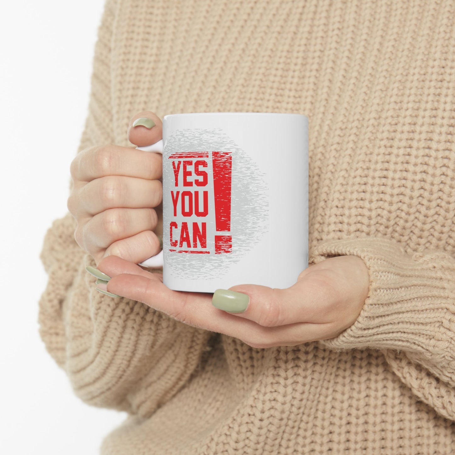 Motivation Mug - Yes You Can Exclamation