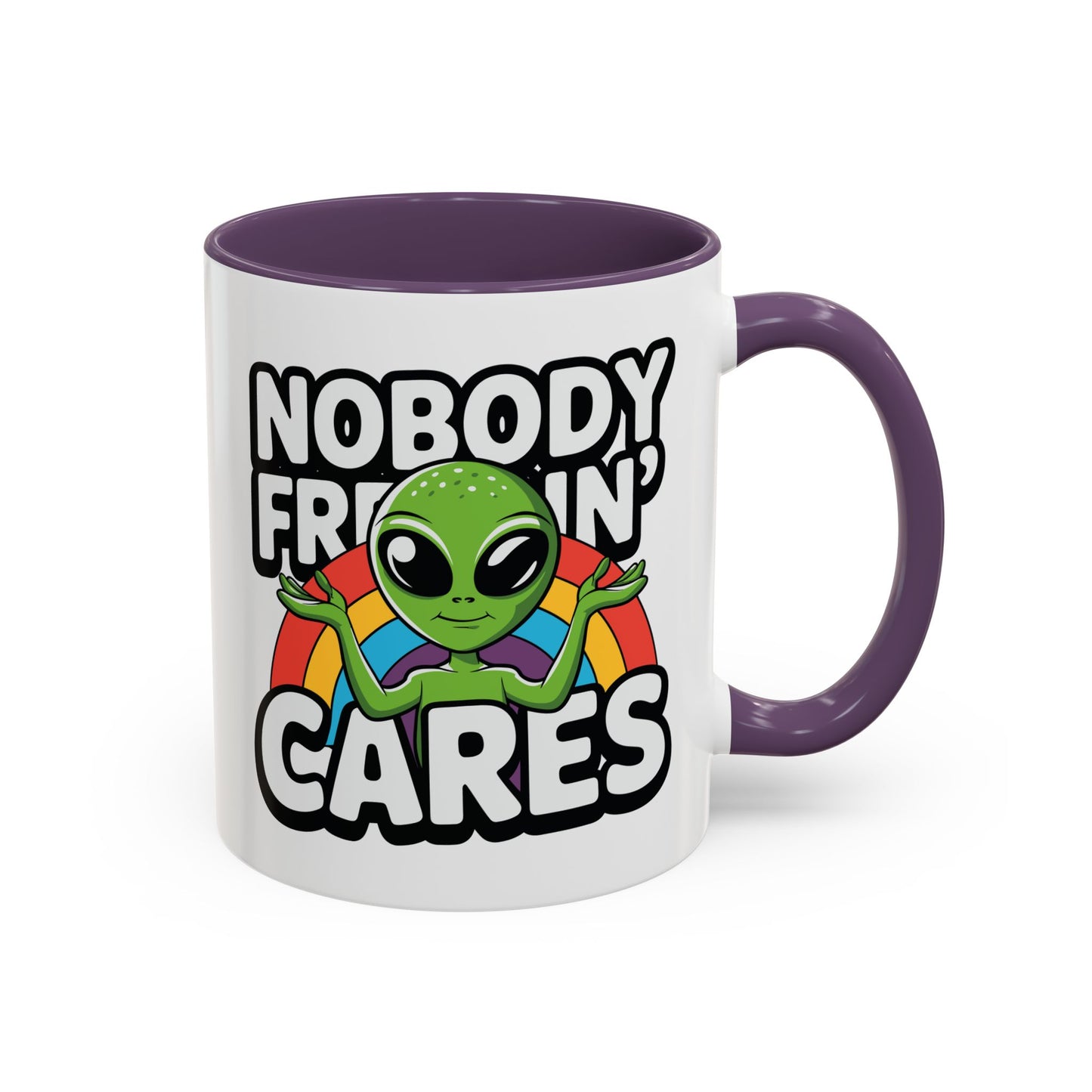 Alien Mug - Nobody Freakin Cares