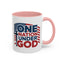Religious Mug - One Nation Flag Cross